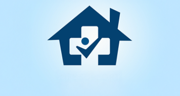House icon with checkmark representing life support enrollment